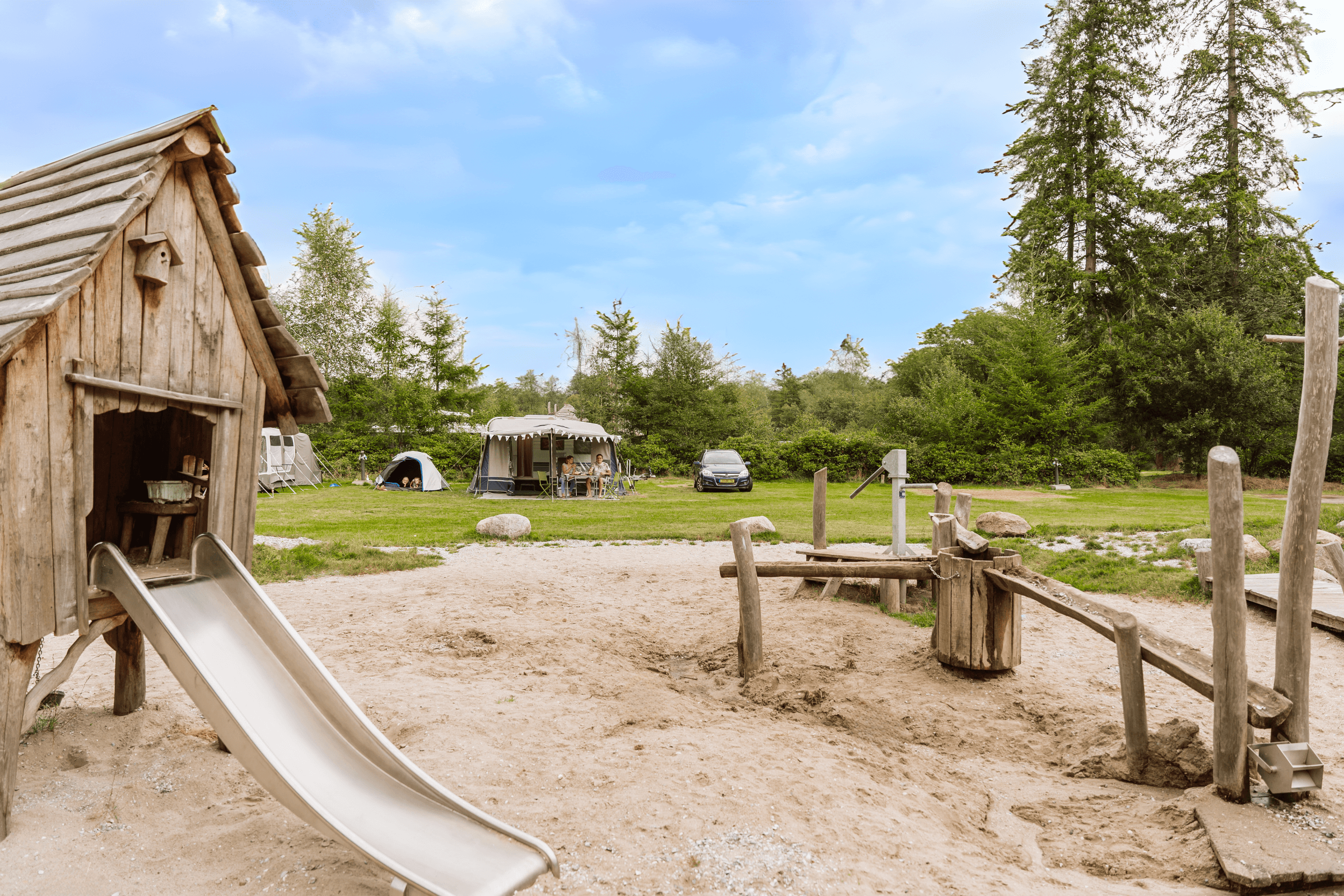 Kinder kampeerveld op Camping Ommerland